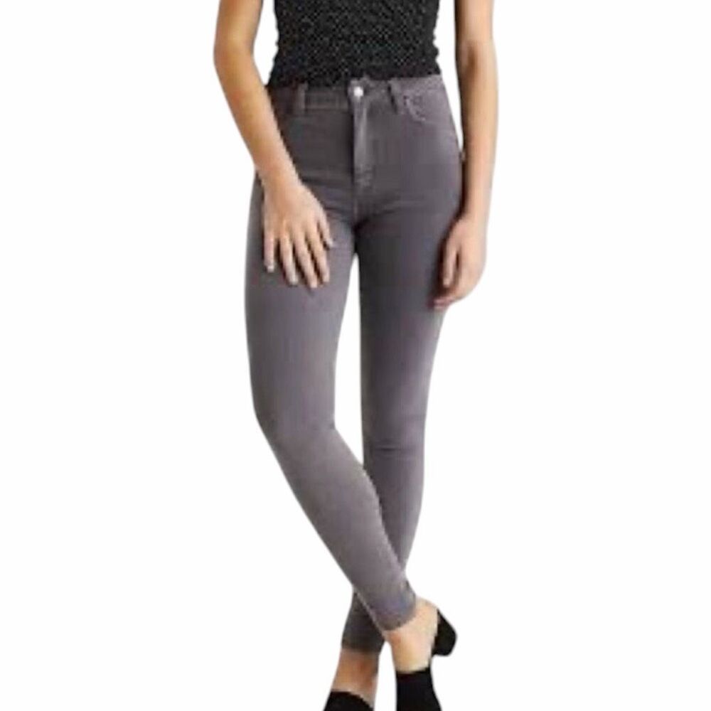 AMERICAN EAGLE Women’s Gray Super Super Stretch X Super Hi-Rise Jegging Size 4